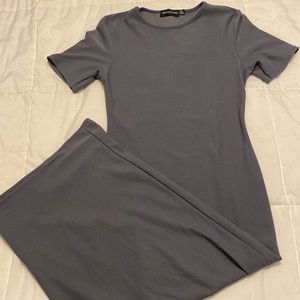 PLT Flattering Bodycon Midi Dress